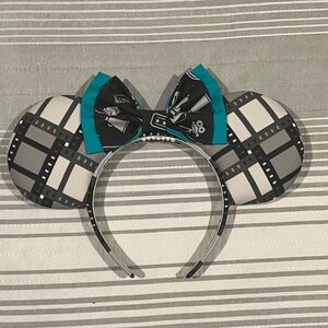 Mickey Ears - Teal and Gray Film Reel Headband